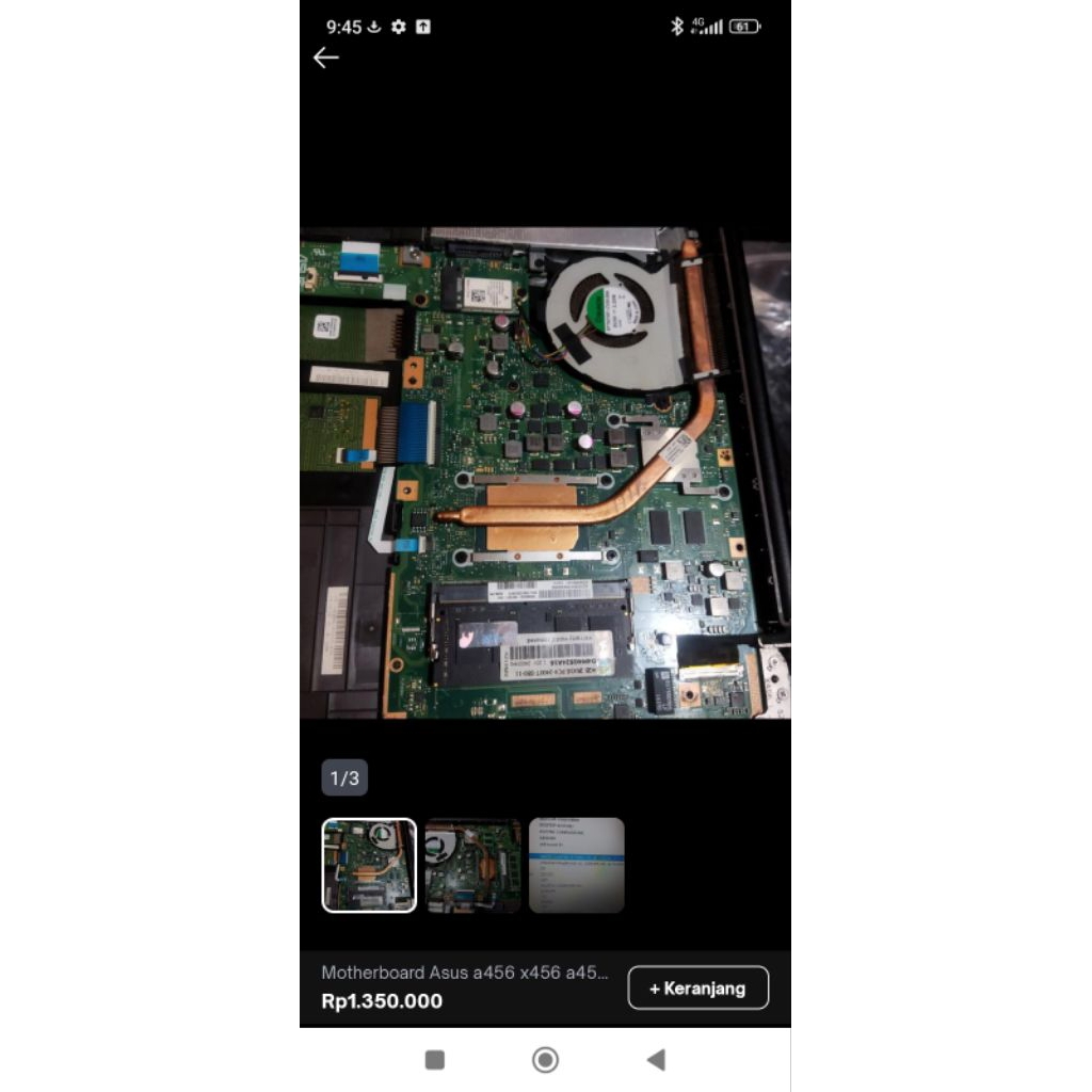 Motherboard Asus a456 a456u a456ua a456ub x456