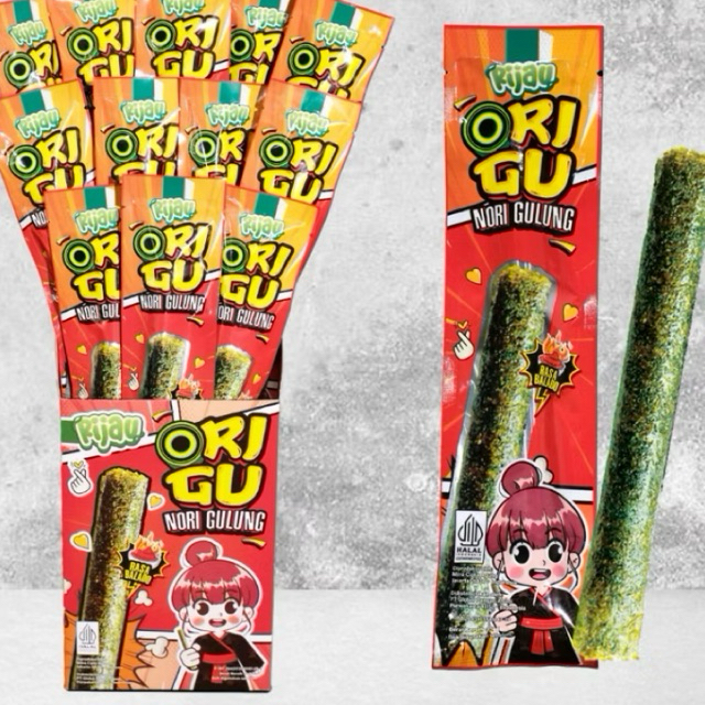 

Origu [Nori Gulung] - Rumput Laut Makanan Ringan rasa balado