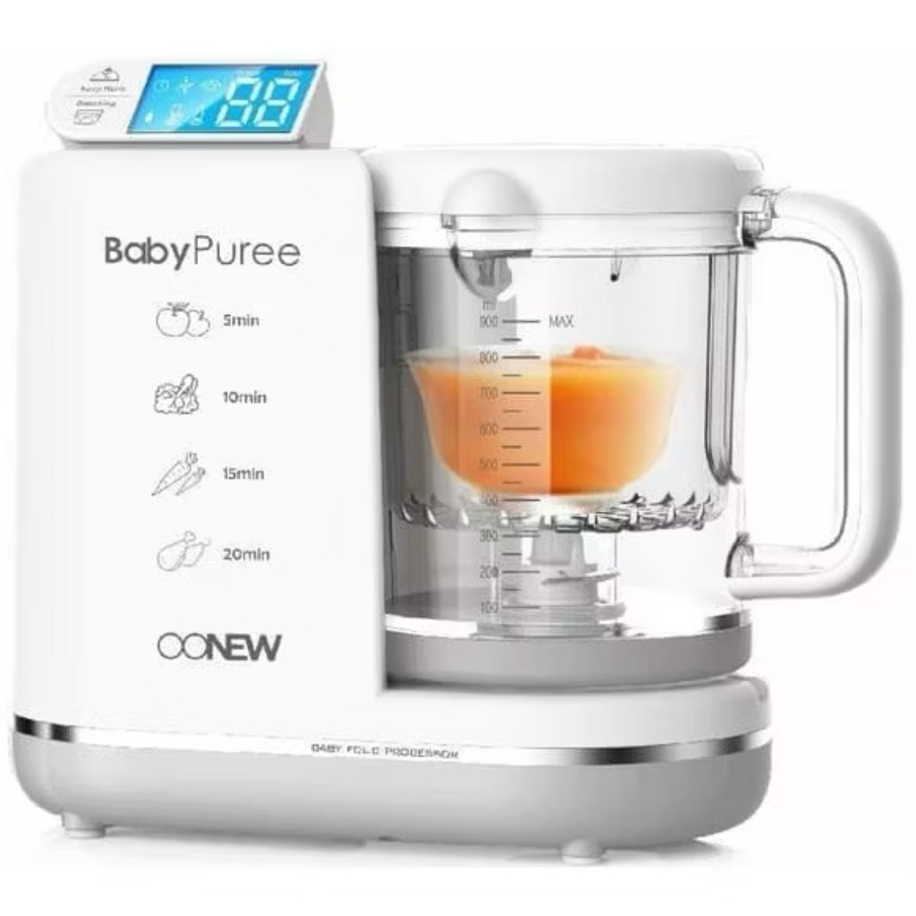 Preloved Oonew Baby Puree Food Processor 6in1 in grey Blender MPASI