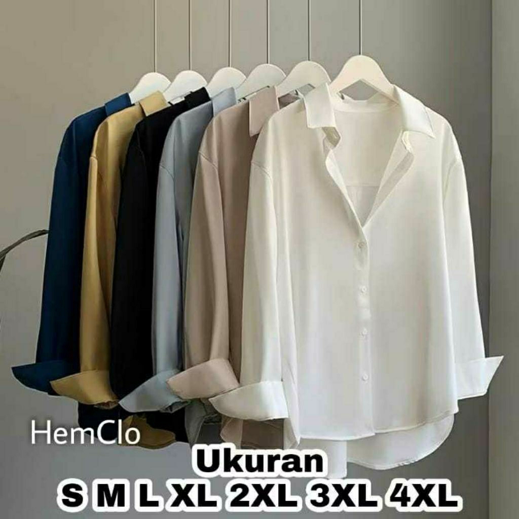 KEMEJA POLOS BAHAN RAYON TWILL PREMIUM
