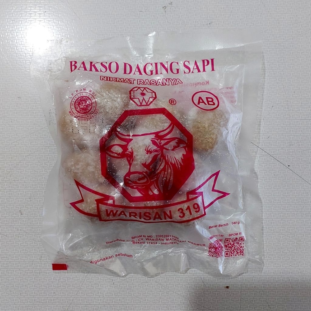 

Bakso Warisan AB 10 butir