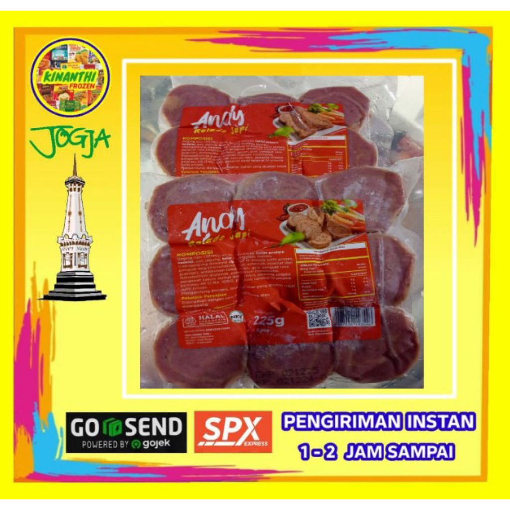 

Andy rolade sapi 9cm isi 9