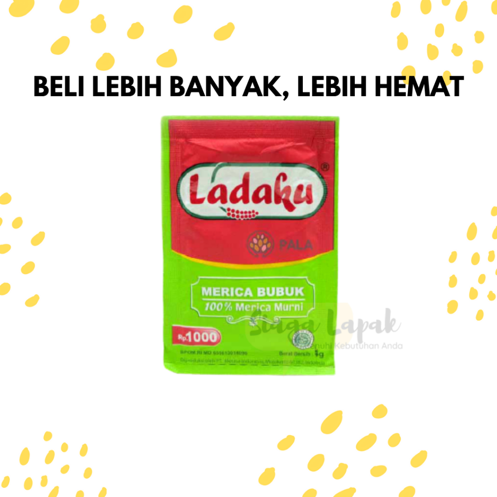 

Ladaku Merica Bubuk ECERAN 1 SACHET Mrica Instan Lada [BELI BANYAK LEBIH MURAH]