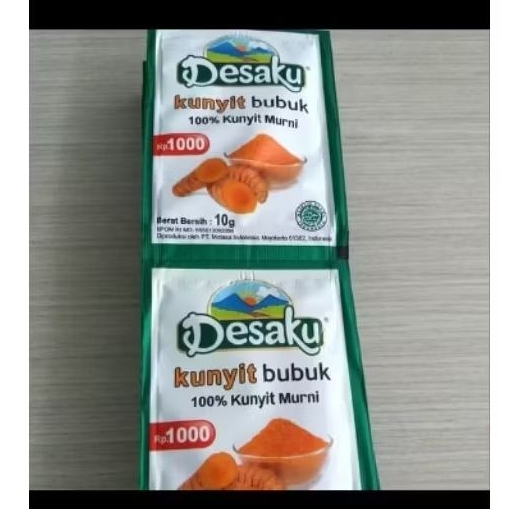 

Desaku Kunyit Bubuk 1 Renteng isi 12 pcs