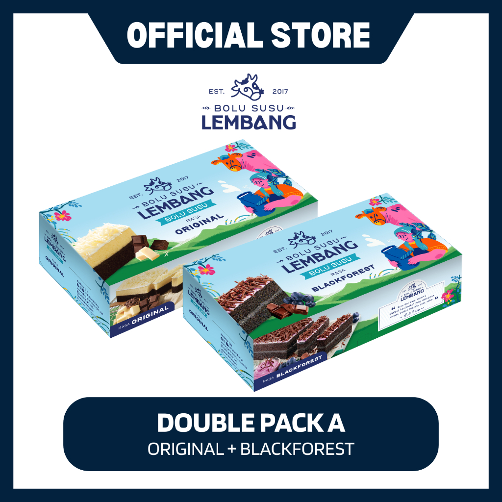 

Double Pack A (Reguler - Original + Blackforest)