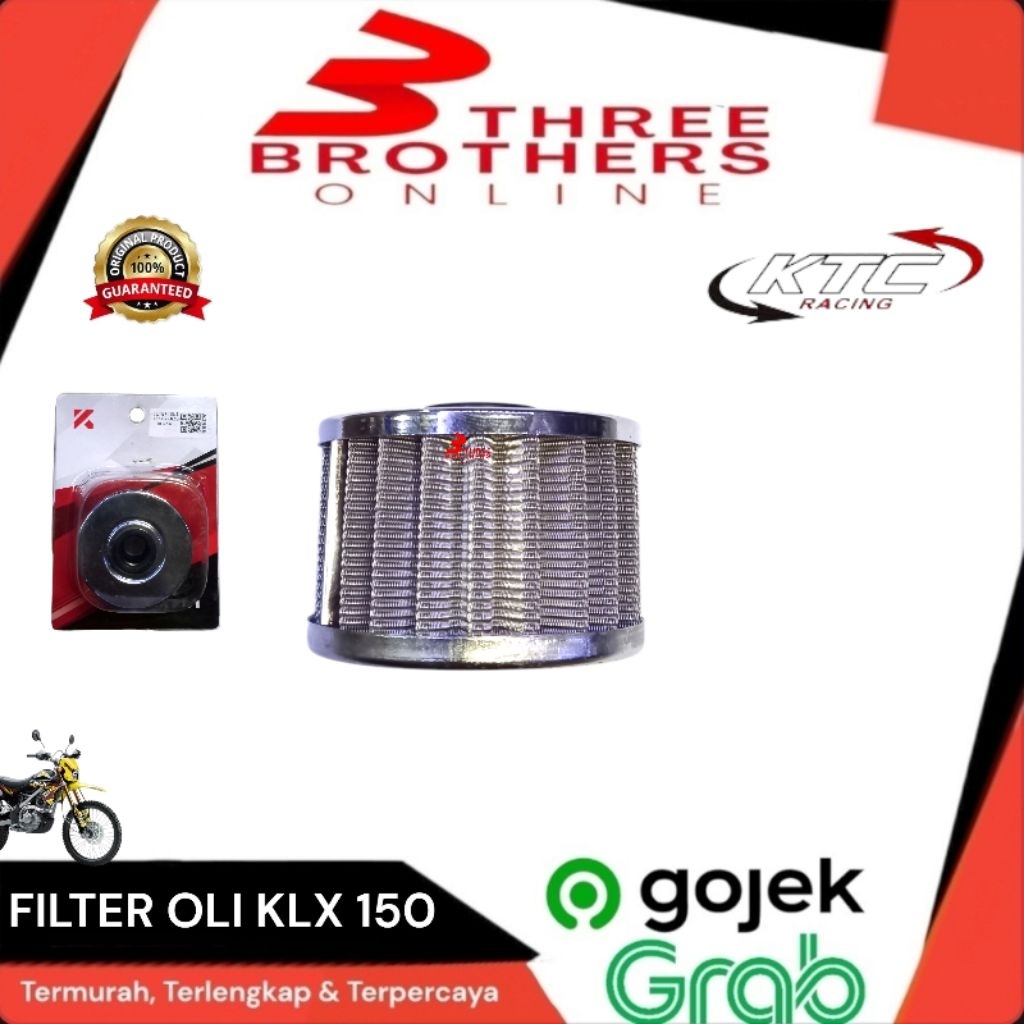 Filter saringan oli racing Kaze klx150 ninja mono ktc