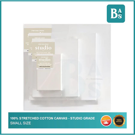 

Bali Art Supplies - Canvas Stretched Small Size - Studio Grade - SAS