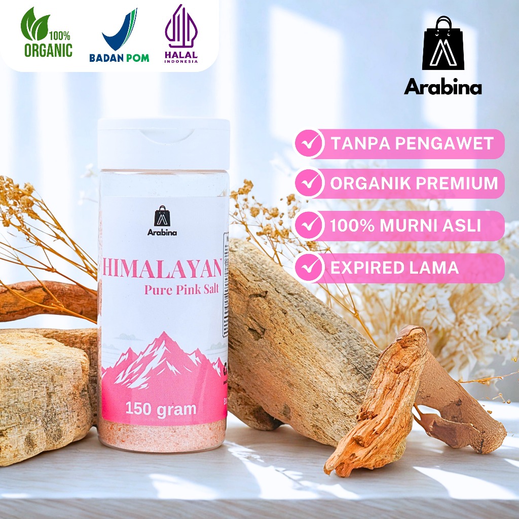 

Arabina Garam Himalaya 100% Original Untuk Mpasi Dan Memasak