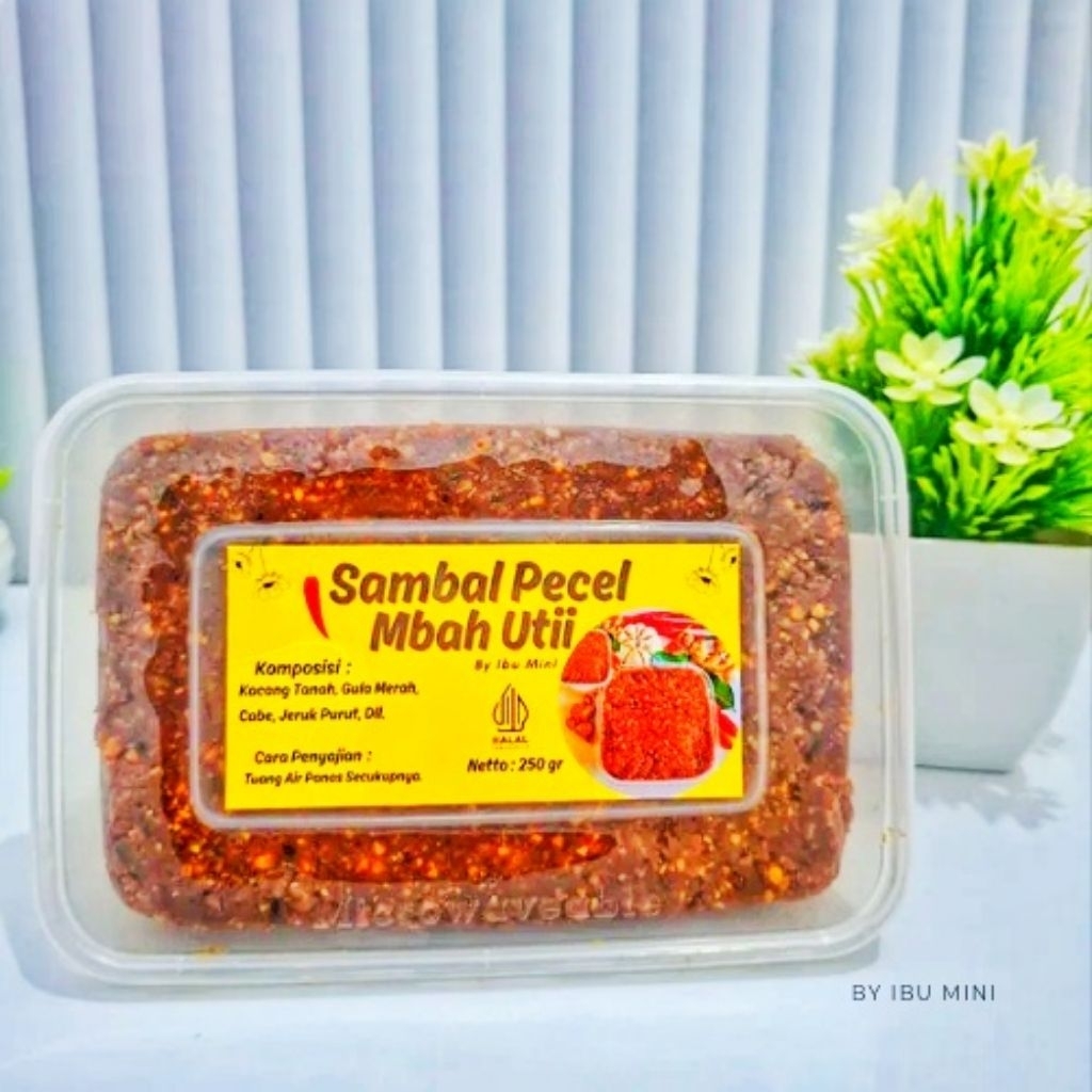 

Sambel Pecel Mbah Utii 250gr Sambal Kacang Asli