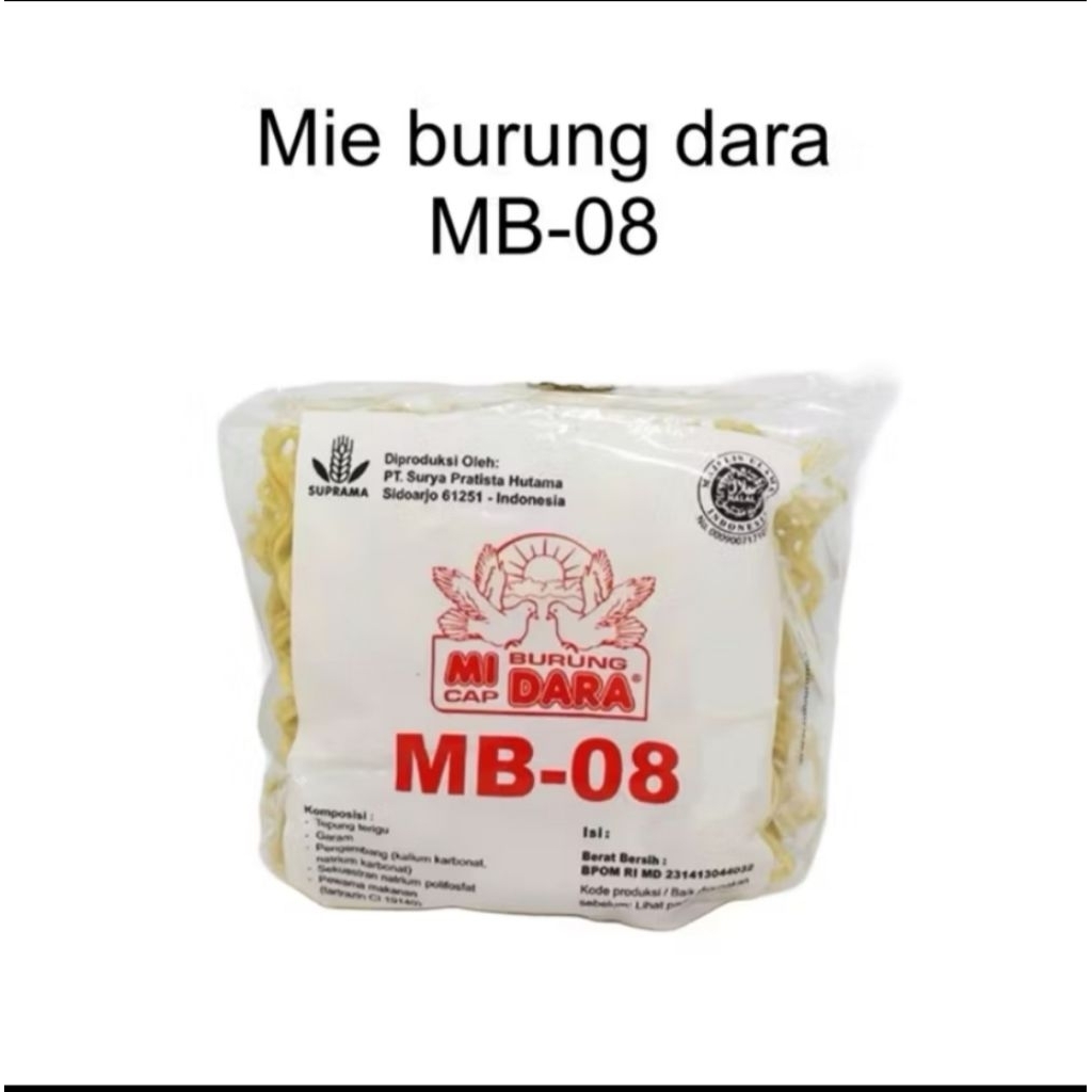 

Mie Burung Dara MB 08 Mie Telor Kering Seblak Cuangki Sembako Mie Baso Mie Ayam