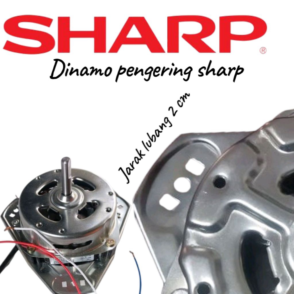 ALL TYPE SHARP Motor Dinamo Spin Pengering Mesin Cuci Sharp Super Aquamagic