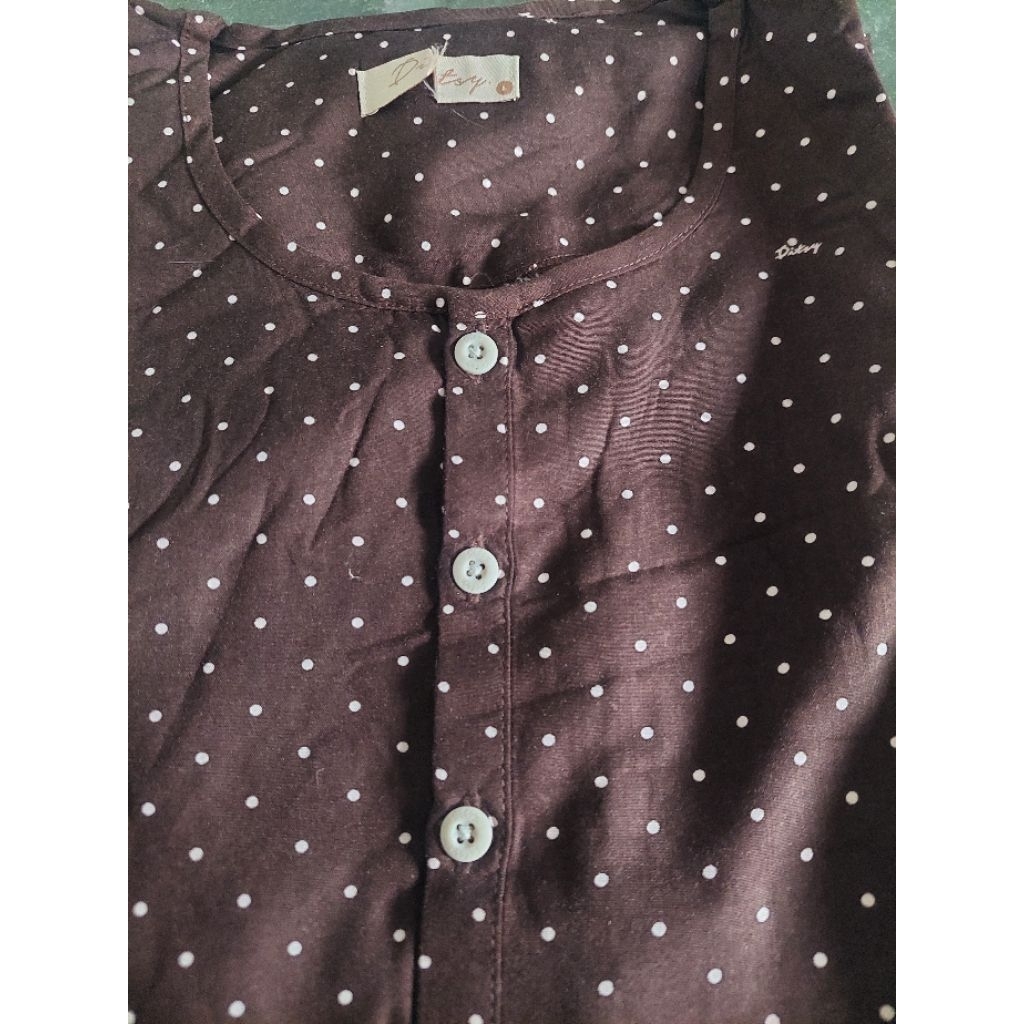 NEW Reject Sale Ditsy Dot Choco Size L