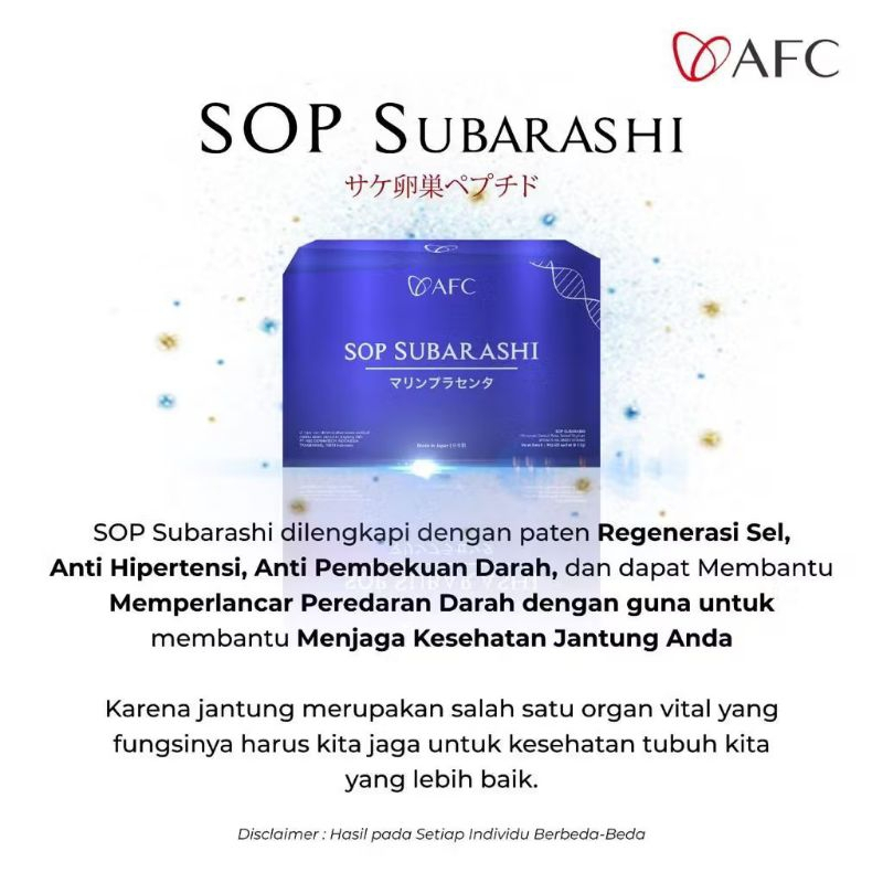 SOP SUBARASHI AFC ORIGINAL