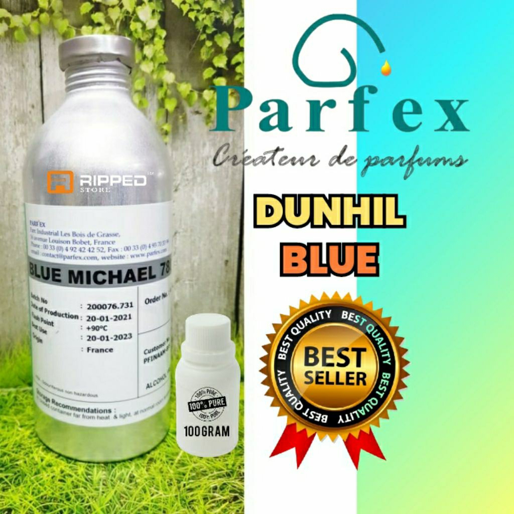 100ml Bibit Parfum Murni Blue Michael Dunhil Blue Original Parfex