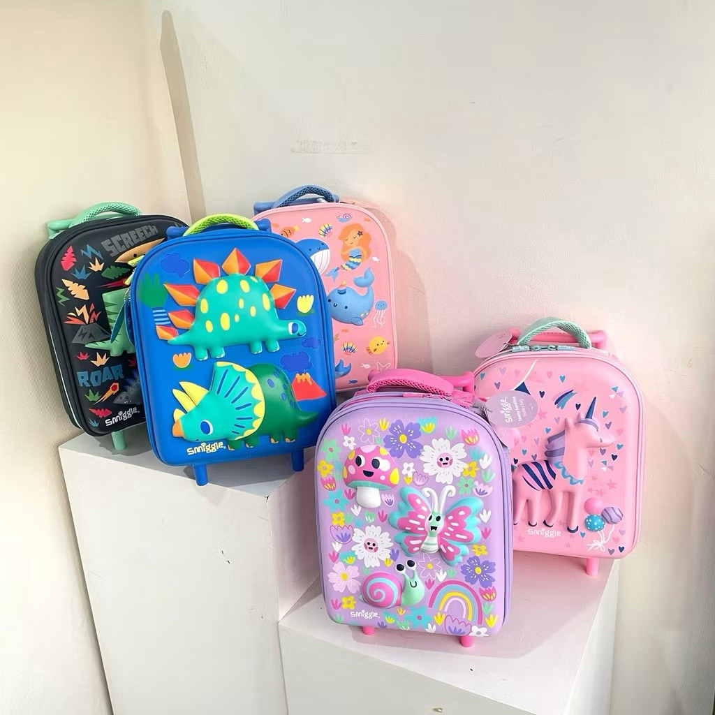 Tas Sekolah Anak Koper Smiggle Trolley Hardtop