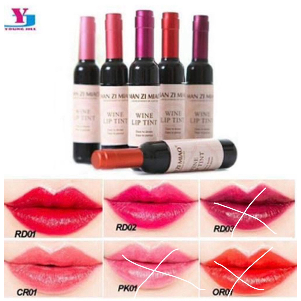long lasting wine HALAL waterproof liptint