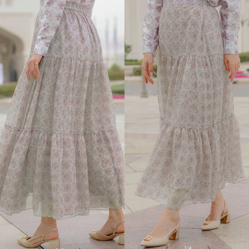 (100% ORIGINAL) Benang Jarum Festive Pleated Shirt Dress, Shirt & Blouse NEW WITH TAG
