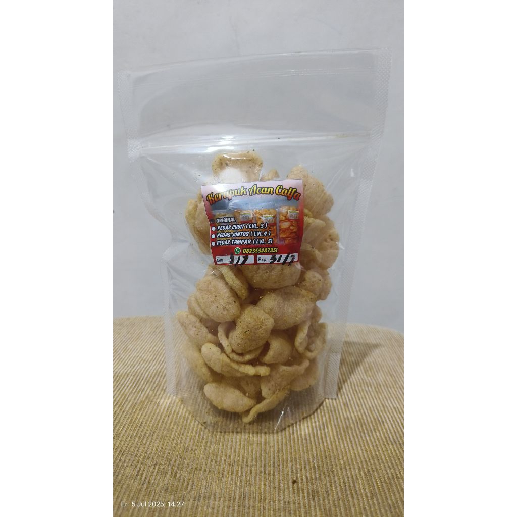

Kerupuk acan calfa