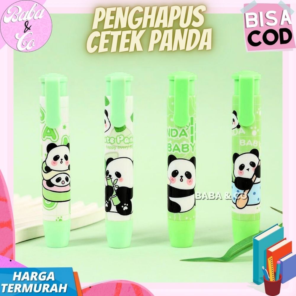

PENGHAPUS CETEK PANDA PENGHAPUS PENSIL MEKANIK PANDA LUCU IMUT UNIK ERASER MEKANIK PANDA CUTE PANDA BAMBOO ERASER PENGHAPUS PANDA CETEK GROSIR MURAH COD