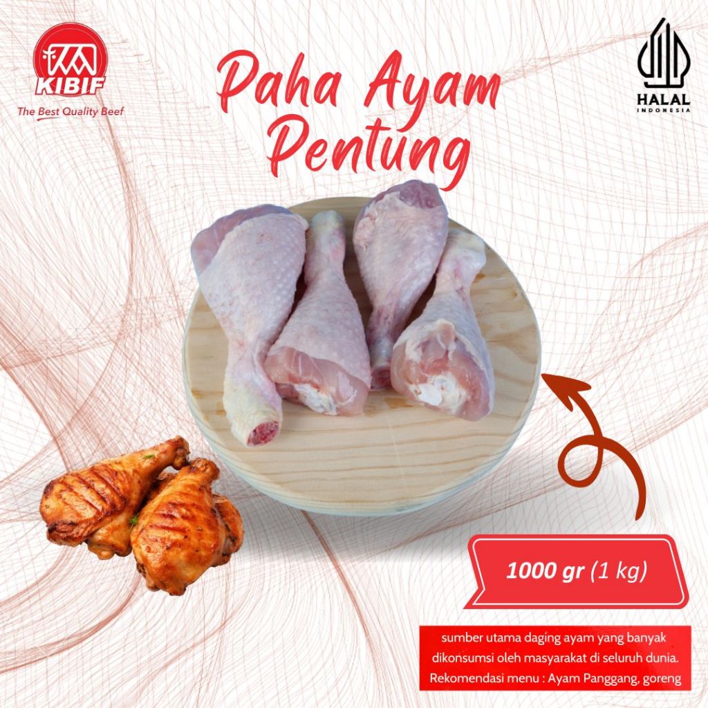 

Paha Ayam Pentung 1kg