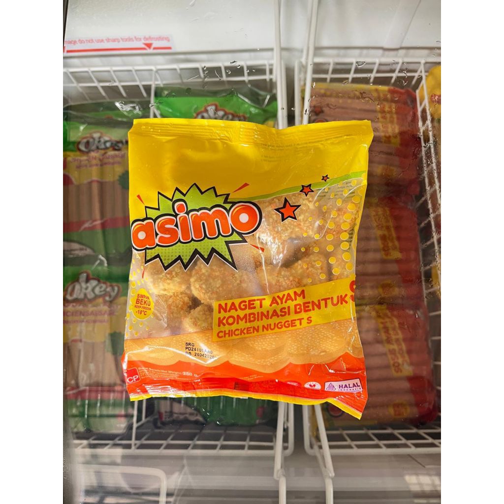 

Nugget Asimo Kombinasi Bentuk S 250gr
