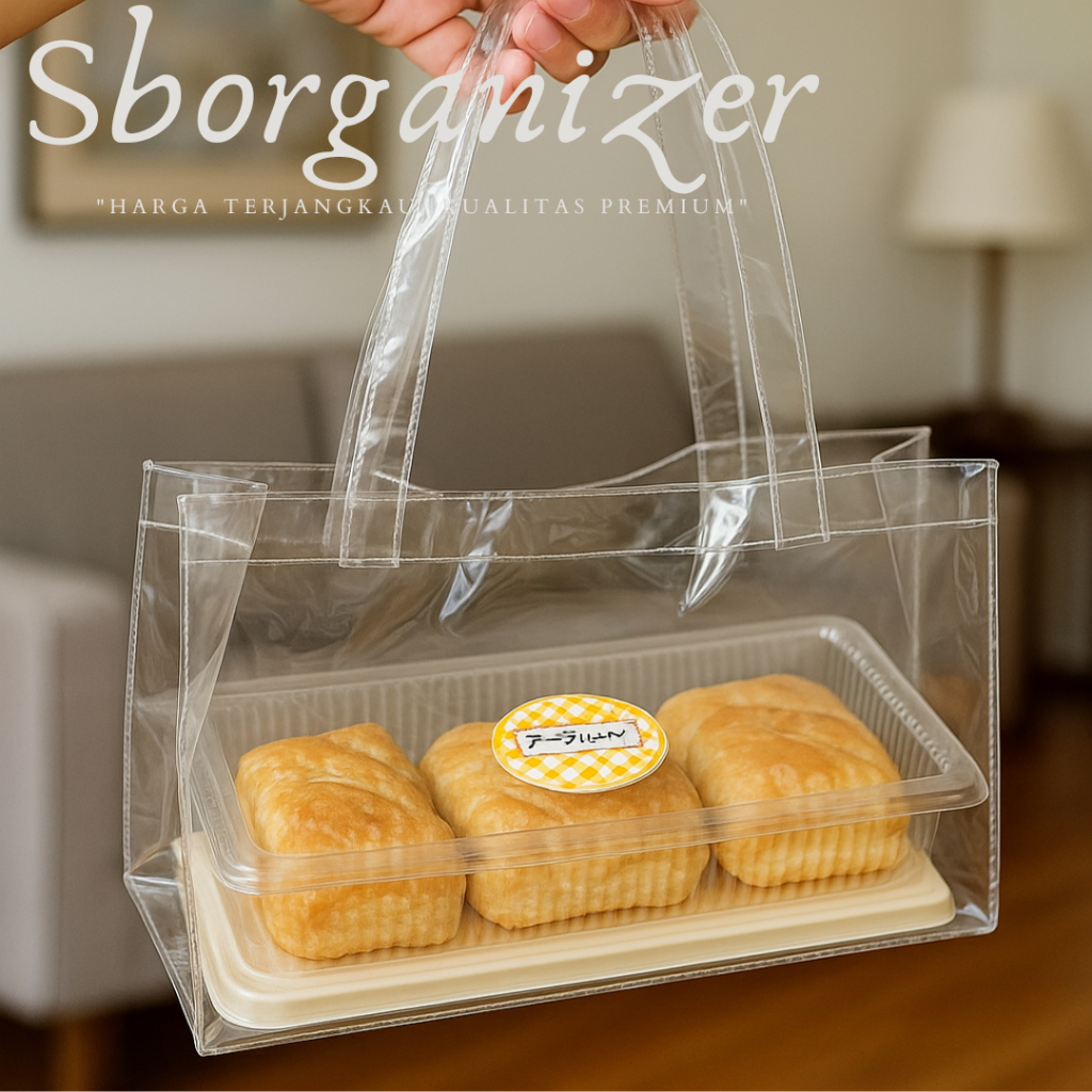 Tas Mika Plastik Box Dus Kotak Nasi Kotak makan GoodieBag Hamper Kotak Brownies Kue Bolu Dus KemasaN