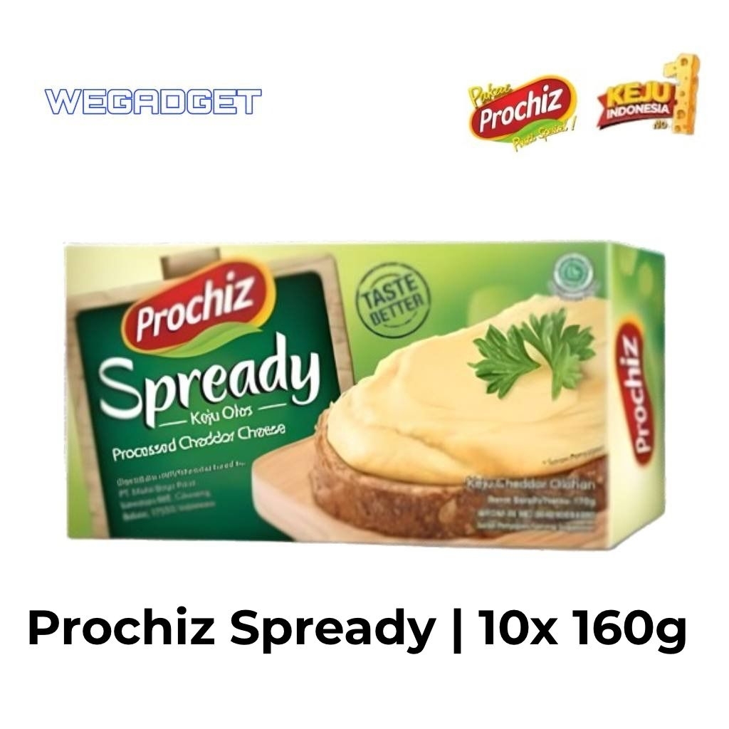 

Keju Prochiz Spready 10x 160g ( Keju Oles )
