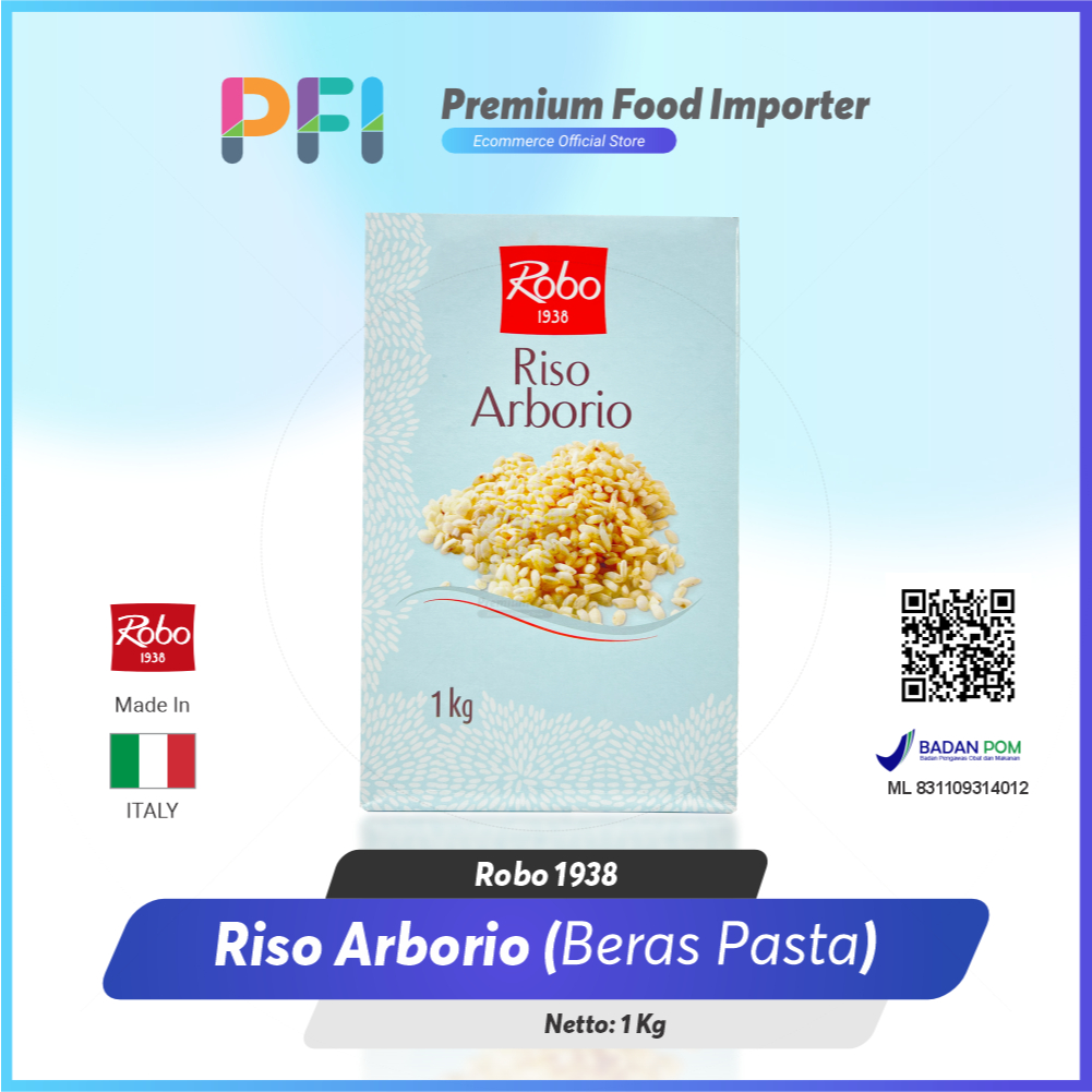 

Robo Riso Arborio Rice - Beras Risotto Italy 1kg