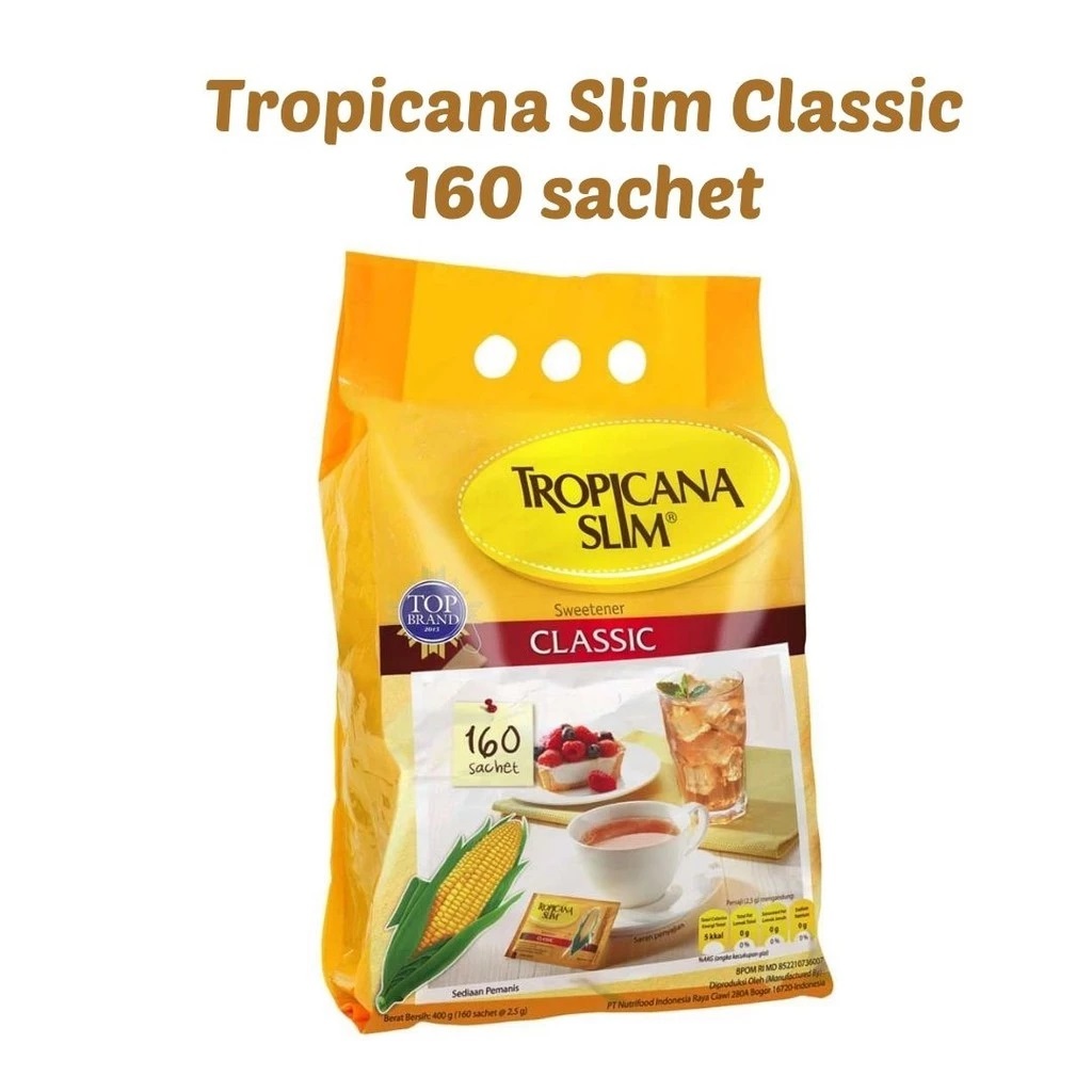 

Tropicanaslim gula clasic isi 160 sachet