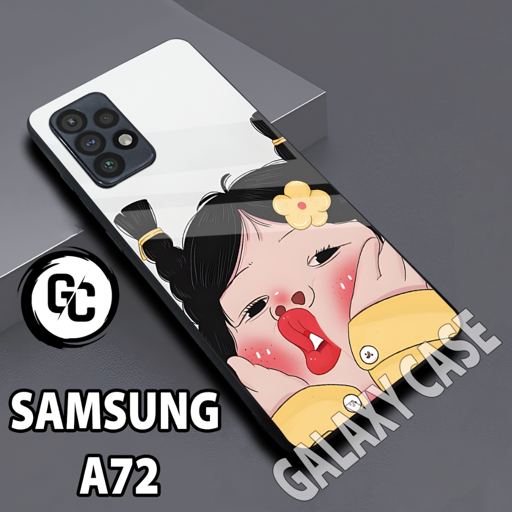 Softcase glossy SAMSUNG A72/Case SAMSUNG A72 Cewek/glitter/casing/case HP SAMSUNG A72
