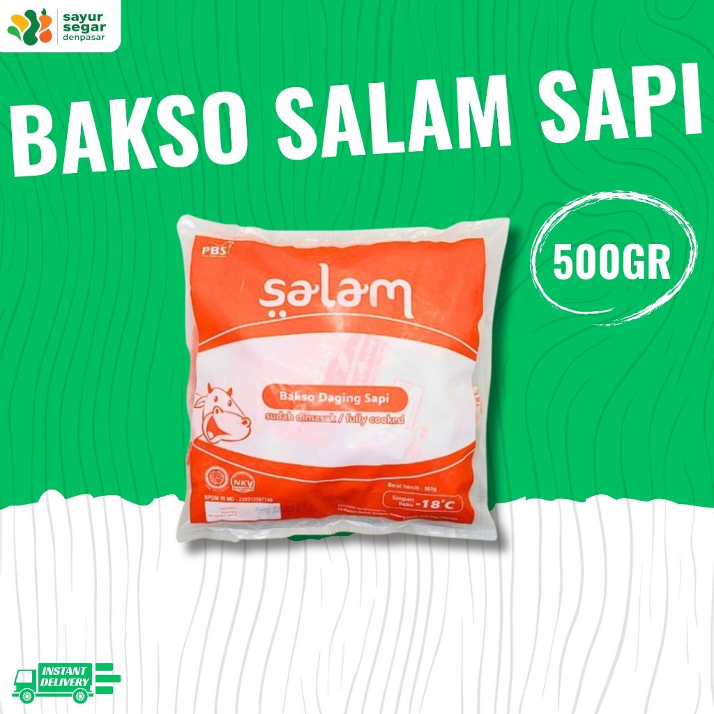 

Bakso Salam Sapi 500gr - Sayur Segar Denpasar