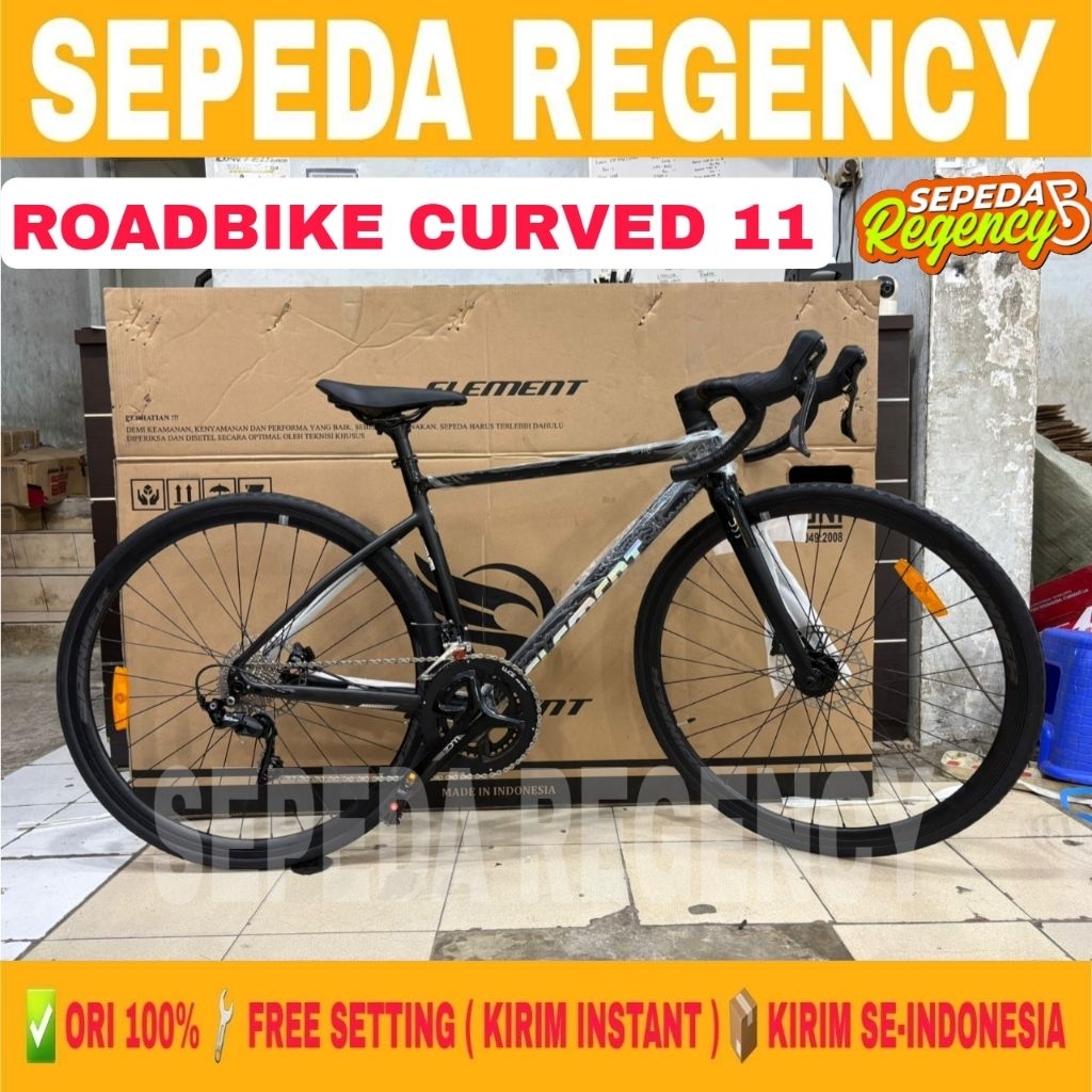 Sepeda Roadbike ELEMENT CURVED 11 Shimano 105 Sepeda Balap 22 Speed