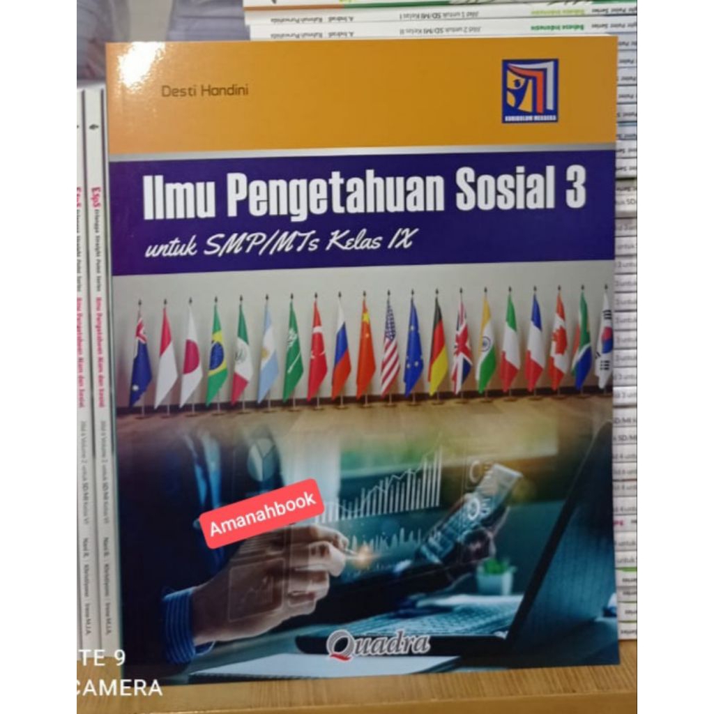 Buku IPS SMP Kelas 9 Kurikulum Merdeka Quadra