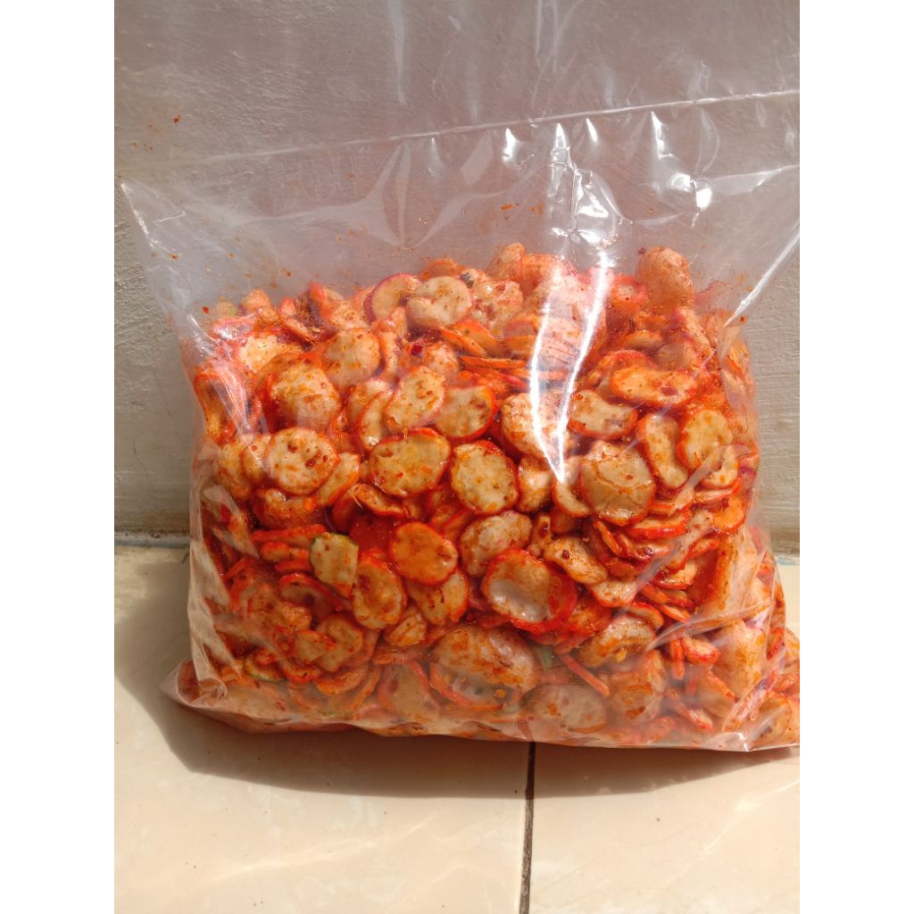 

SEBLAK KERUPUK BAWANG bantat pedas daun jeruk 500gf