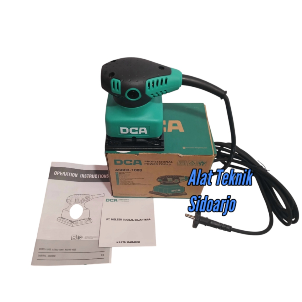 DCA ASB03-100 ORBITAL SANDER DCA - MESIN AMPLAS KOTAK DCA