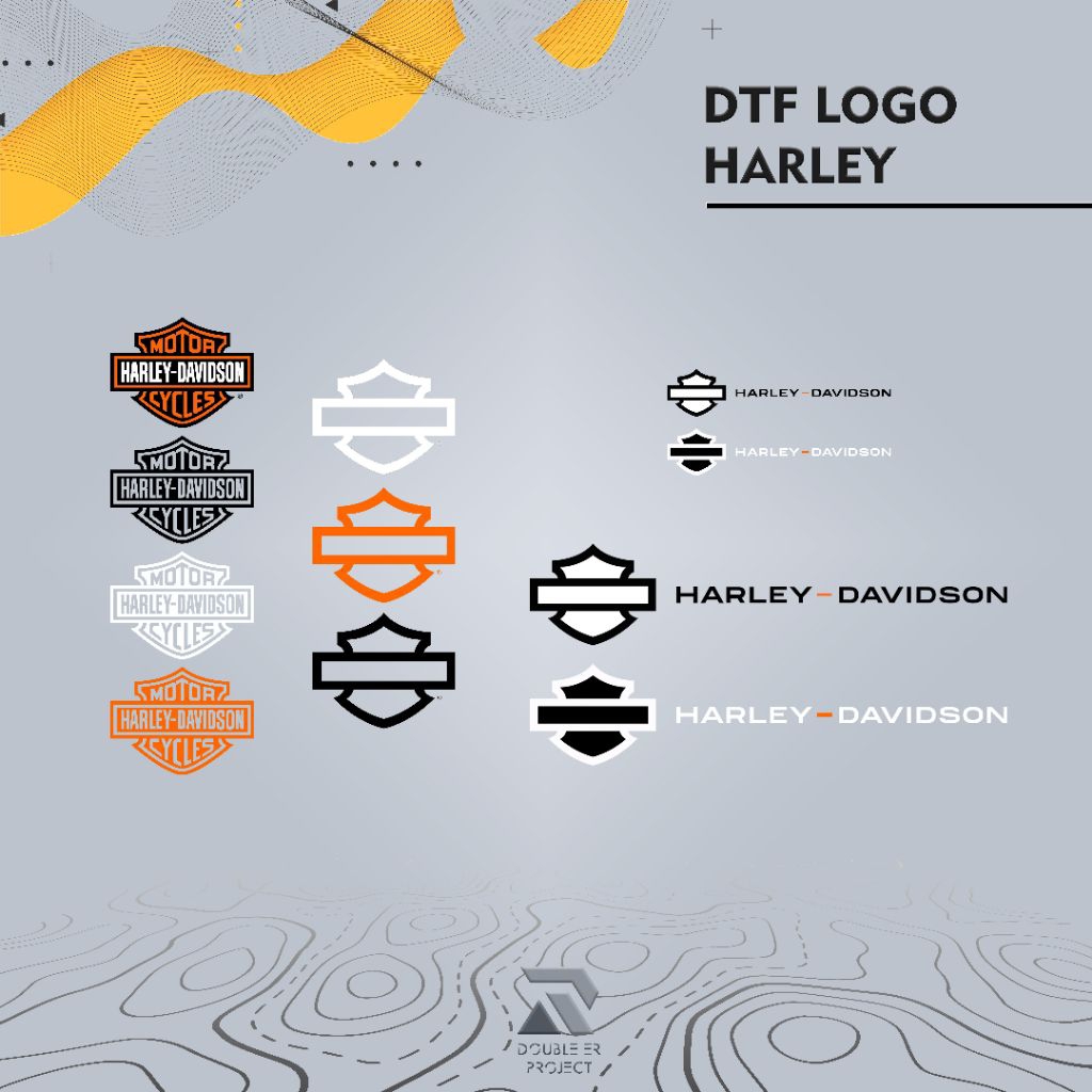 

Stiker Sablon DTF Logo Motor H4rley