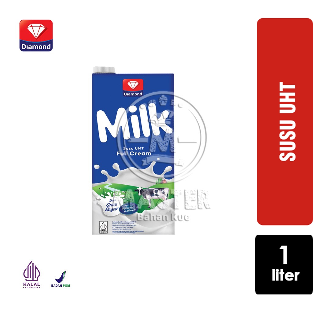 

DIAMOND Milk Susu UHT Full Cream [1 Liter]