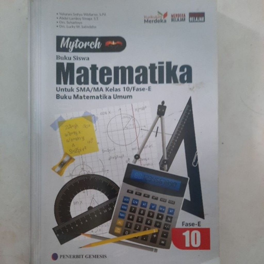 Buku Matematika Kelas 10 SMA – Kurikulum Merdeka