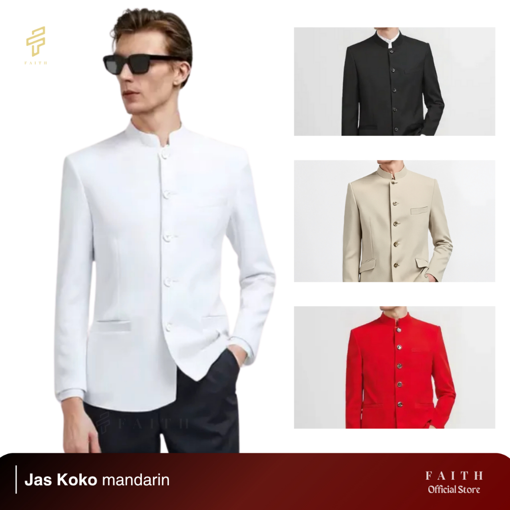 Faith - Jas koko mandarin jas mandarin keren jasko pria jasko santri jasko keren jas santri