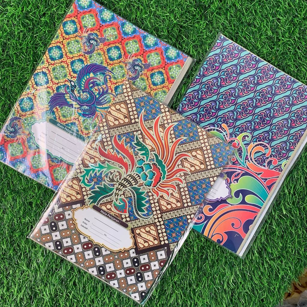 

Sampul Buku Tulis Batik Ukuran Kwarto & Boxy (isi 20 Lembar)