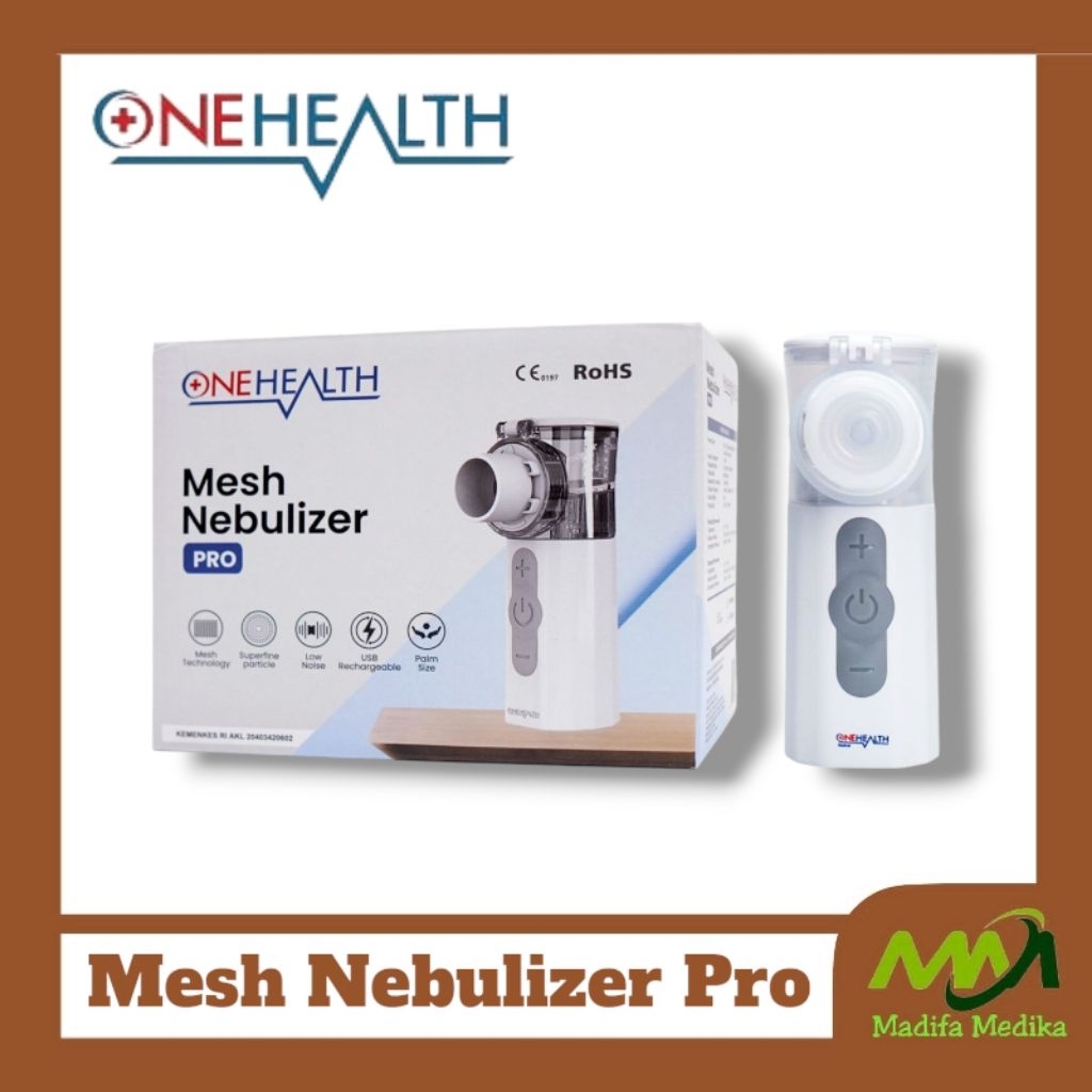 OneHealth Mesh Nebulizer PRO  Nebulizer Portable Asma Nebulizer Mesh Pro