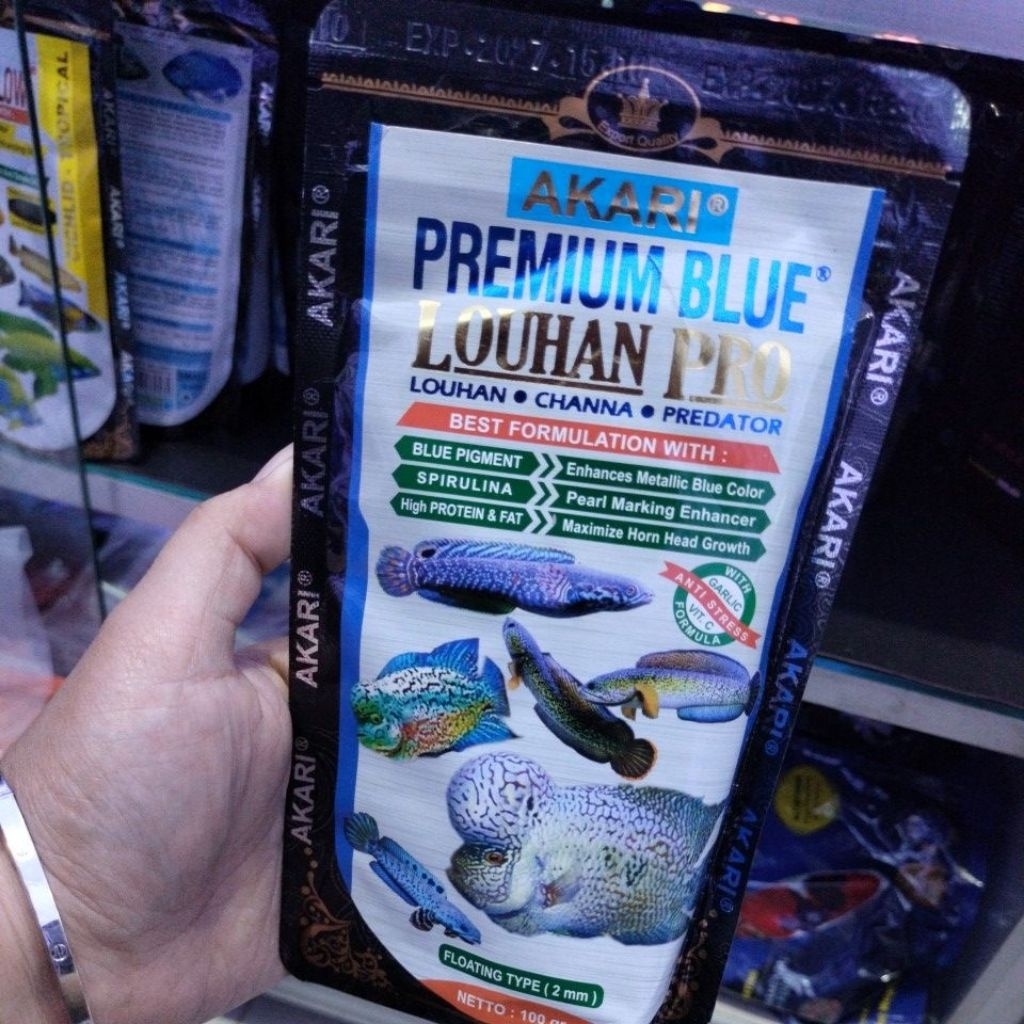 AKARI Premium Blue Louhan Pro 100gr 2mm