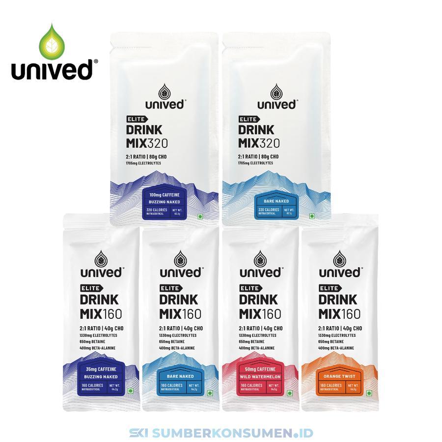 

Unived Elite Drink Mix 160 & 320 Semua Rasa / Sports Endurance Not Energy Gel