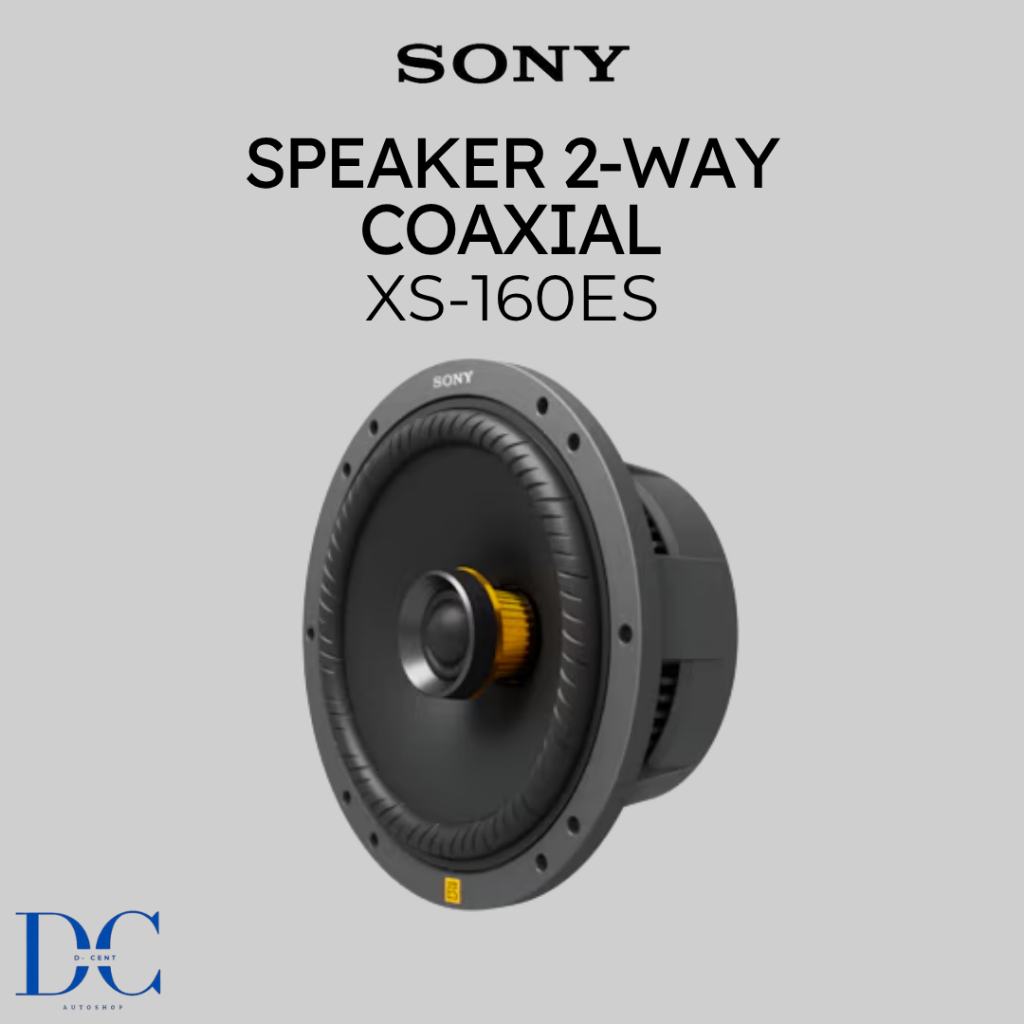 Speaker 2-Way Coaxial Mobil SONY XS-160ES - 6 1/2 Inch - SONY Speaker Mobil - Audio Mobil - 100% Ori