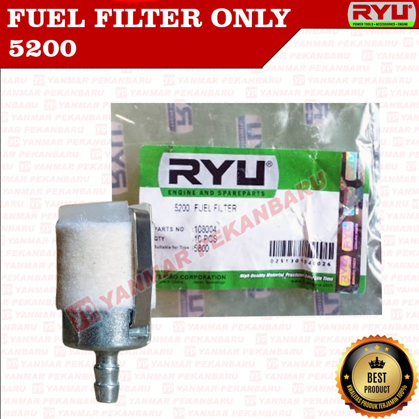 5200 5800 Saringan Bensin Fuel Filter only Chainsaw sinso senso Gergaji mini Ryu