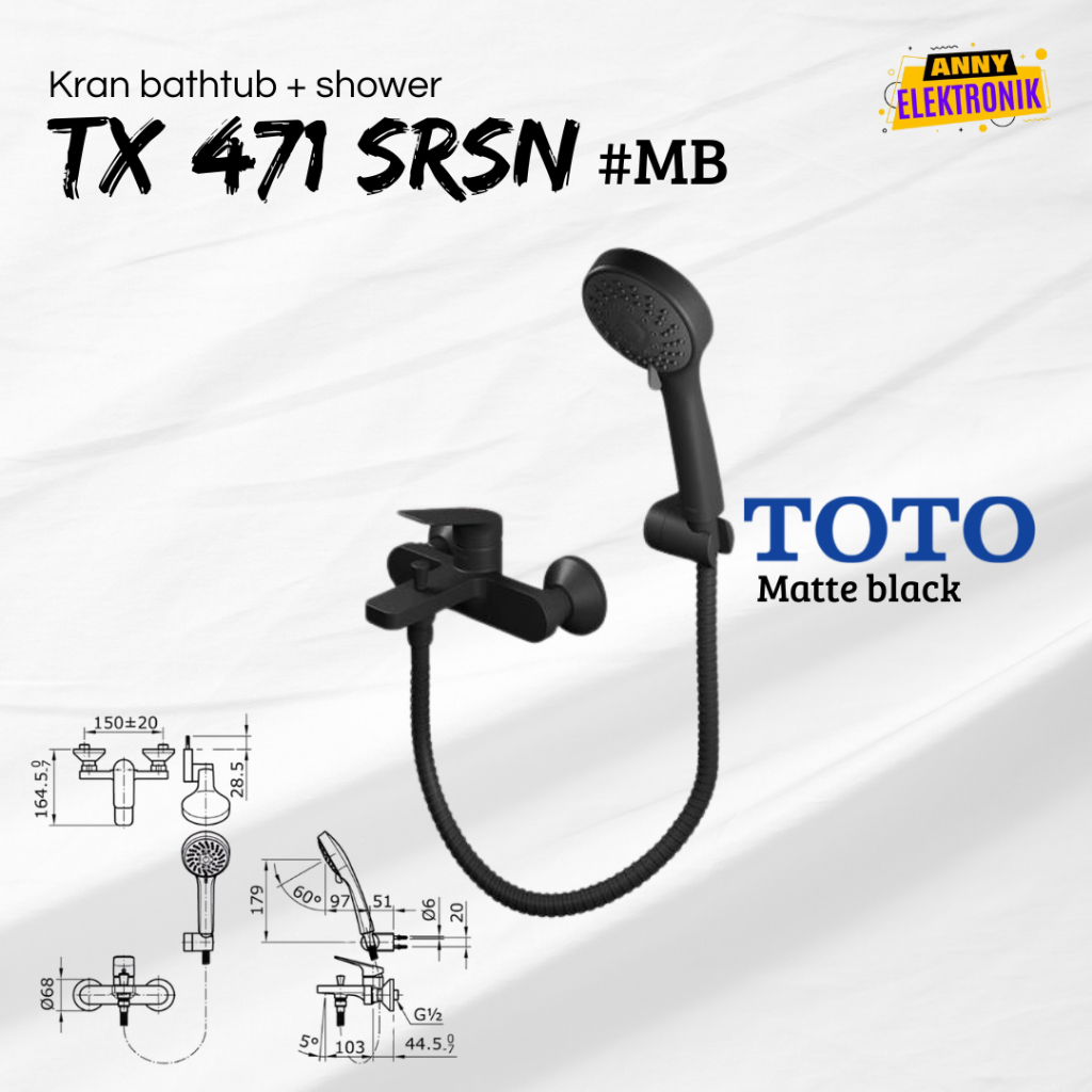 Shower Mandi - Shower Set TX471SRSN TOTO Hand shower set