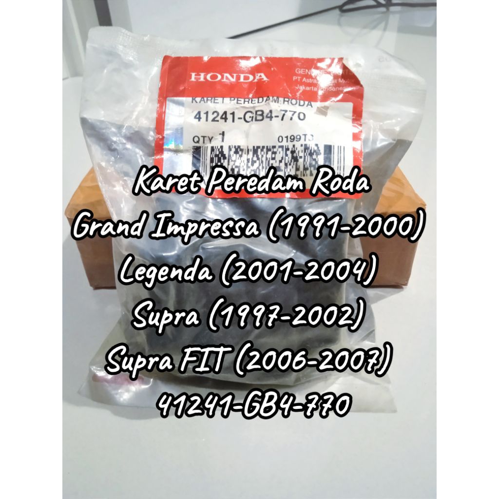 [TERMURAH] Karet Damper RR Wheel Set 41241GB4770 / 41241GB4771 GENUINE Supra Grand Legenda