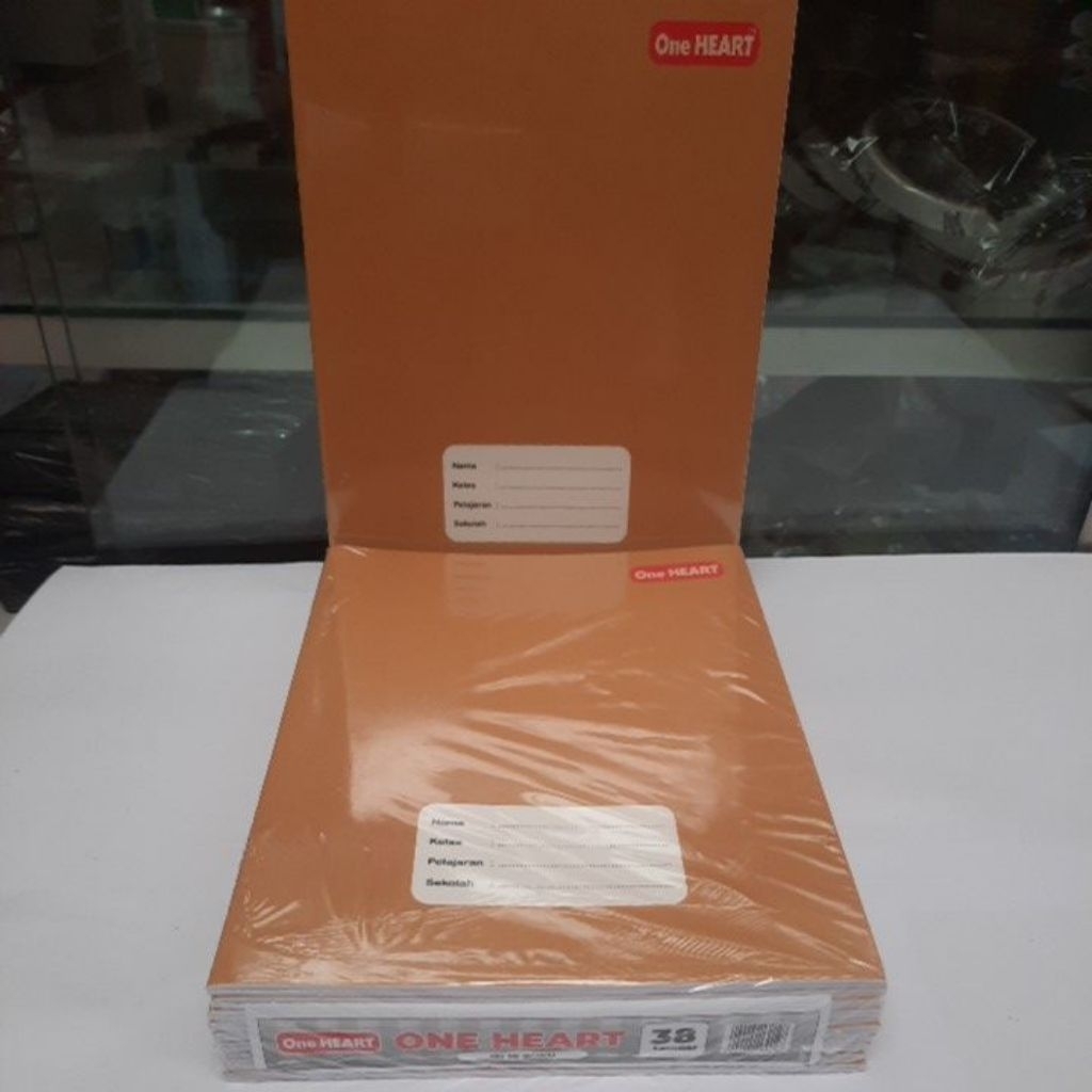 

Buku tulis super ONE HEART 38 lembar cover sampul buku 1 pak isi 10 buku