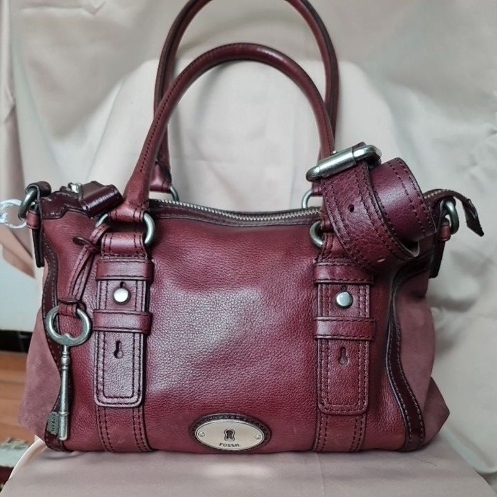PL OCIL MADDOX VINTAGE MAROON PRELOVED MEDIUM MADDOX LIKE NEW
