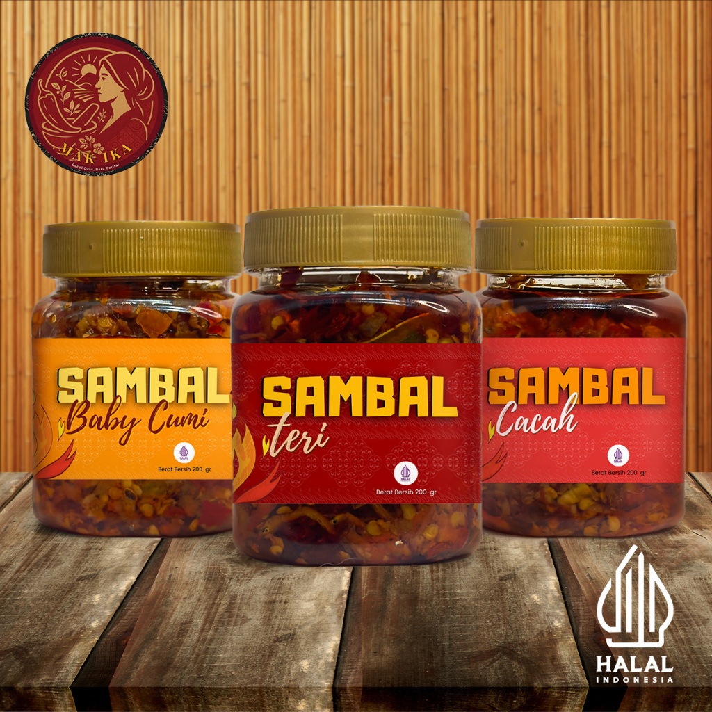 

Sambal Cumi Teri Cacah Mak Ika Isi Lebih Banyak 200 Gram Homemade Salatiga dan Halal